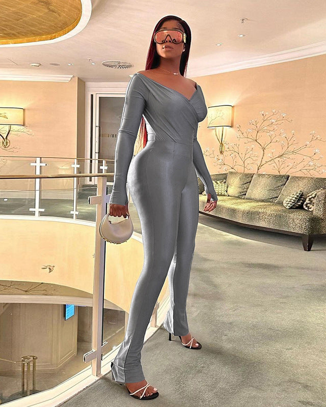 Schlanke V-Ausschnitt-Kollektion