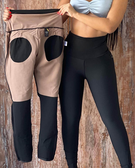 Leggings mit hoher Taille und Bauchkontrolle