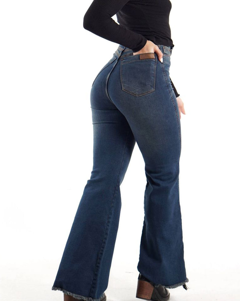 Leicht ausgestellte Vintage-Jeans