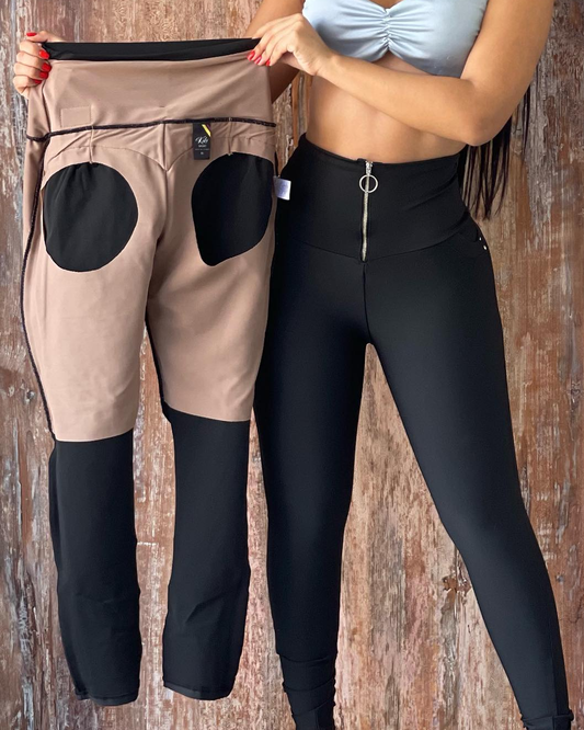 Bauchkontroll-Zipper-Po-Lift-Hose
