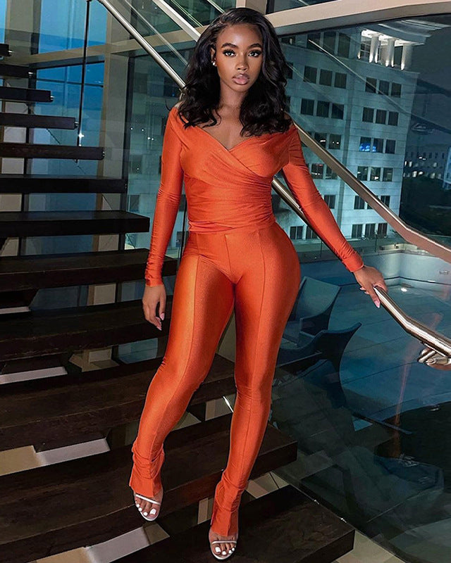 Schlanke V-Ausschnitt-Kollektion