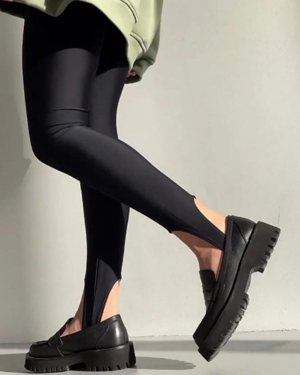 Schwarze Melissa Pezinho Leggings