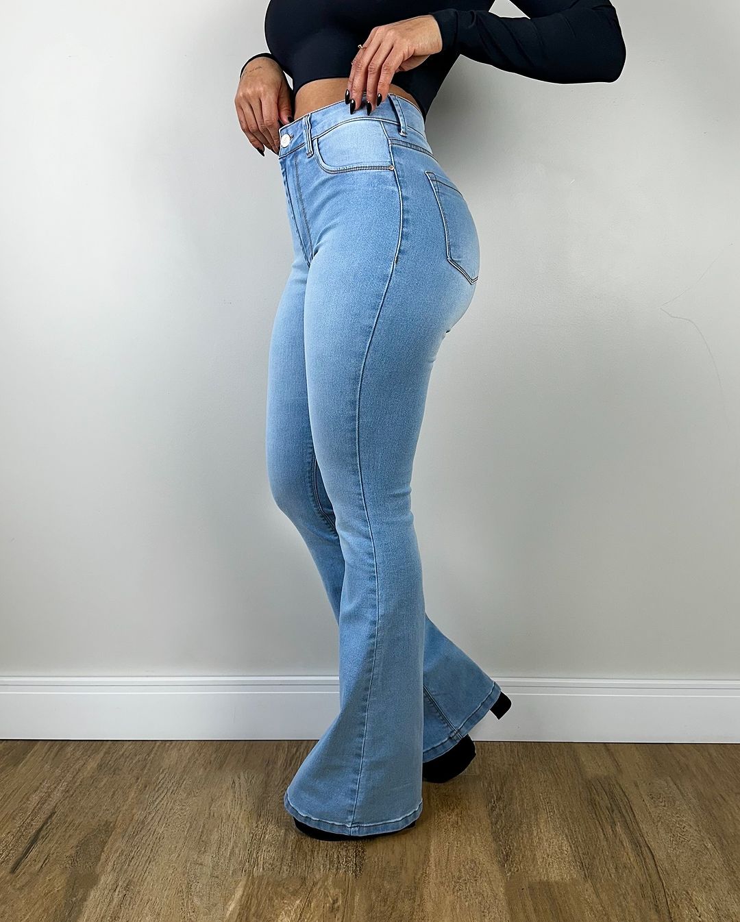 Schmal geschnittene gerade Jeans