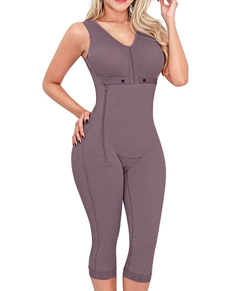 Seitlicher Reißverschluss für lange Shapewear