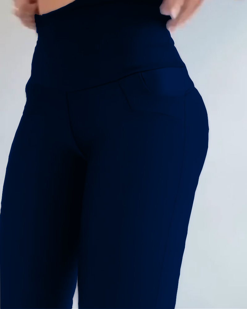 Leggings mit hoher Taille und Bauchkontrolle