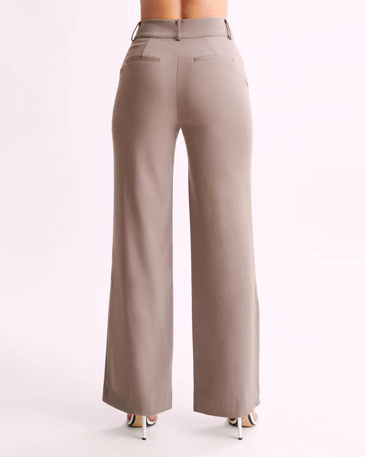 Hoch taillierte Anzughose