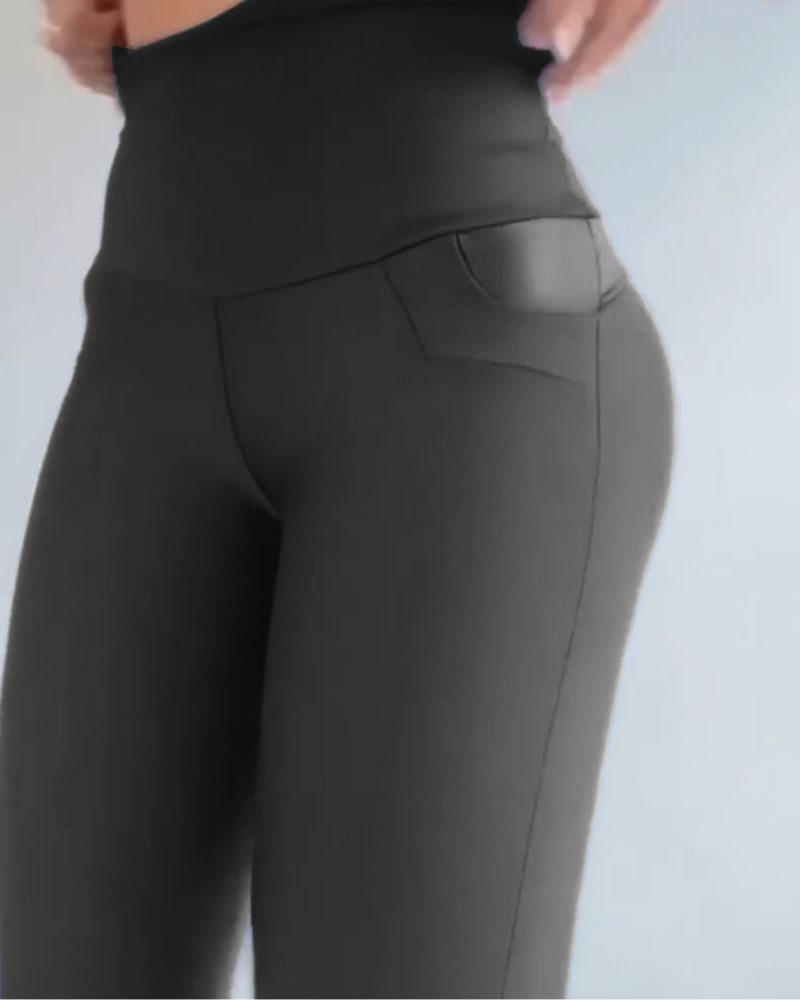 Leggings mit hoher Taille und Bauchkontrolle