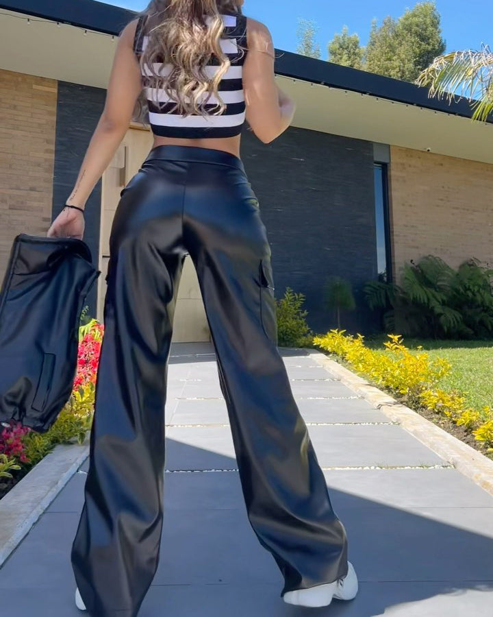 Leather Booty Pants