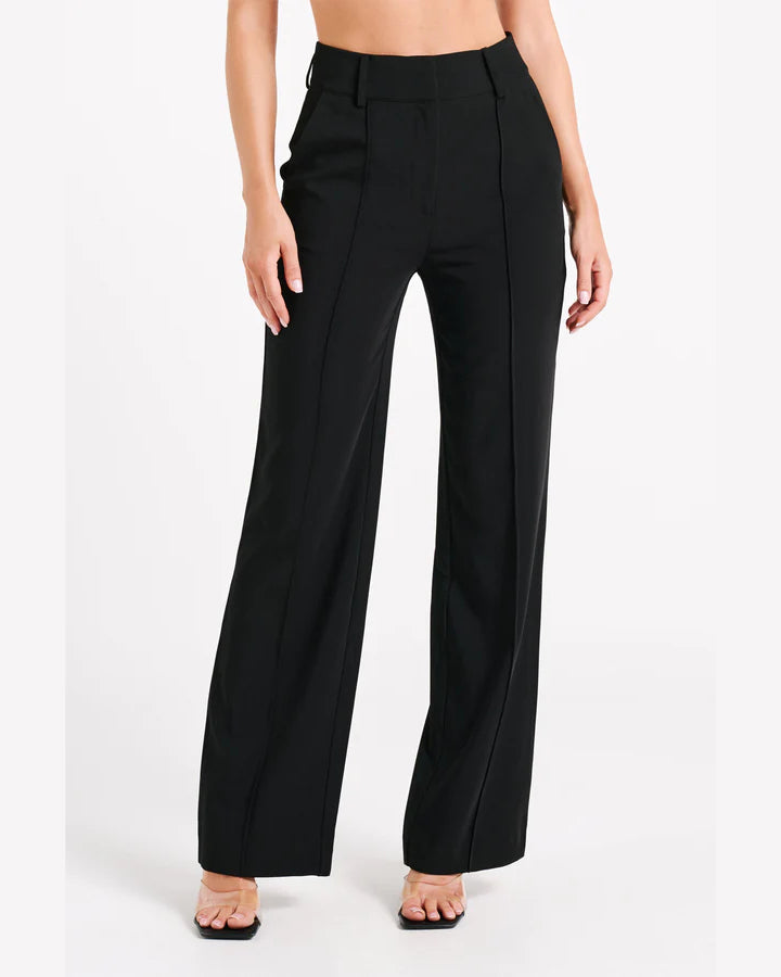 Hoch taillierte Anzughose