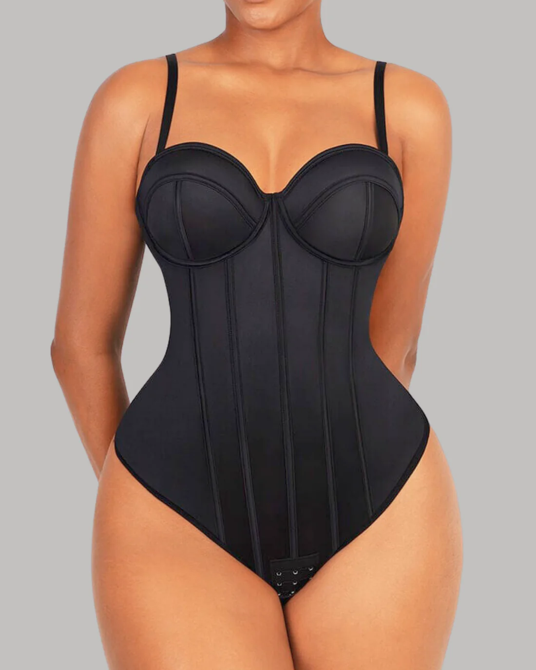 Gepolstertes trägerloses Body Shapewear ohne BH