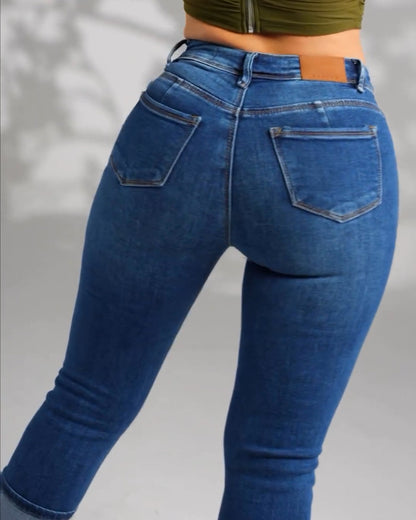 Perfekt Sitzende Capri-Jeans