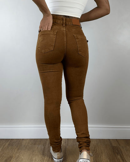 Peru-Skinny-Jeans mit hohem Bund