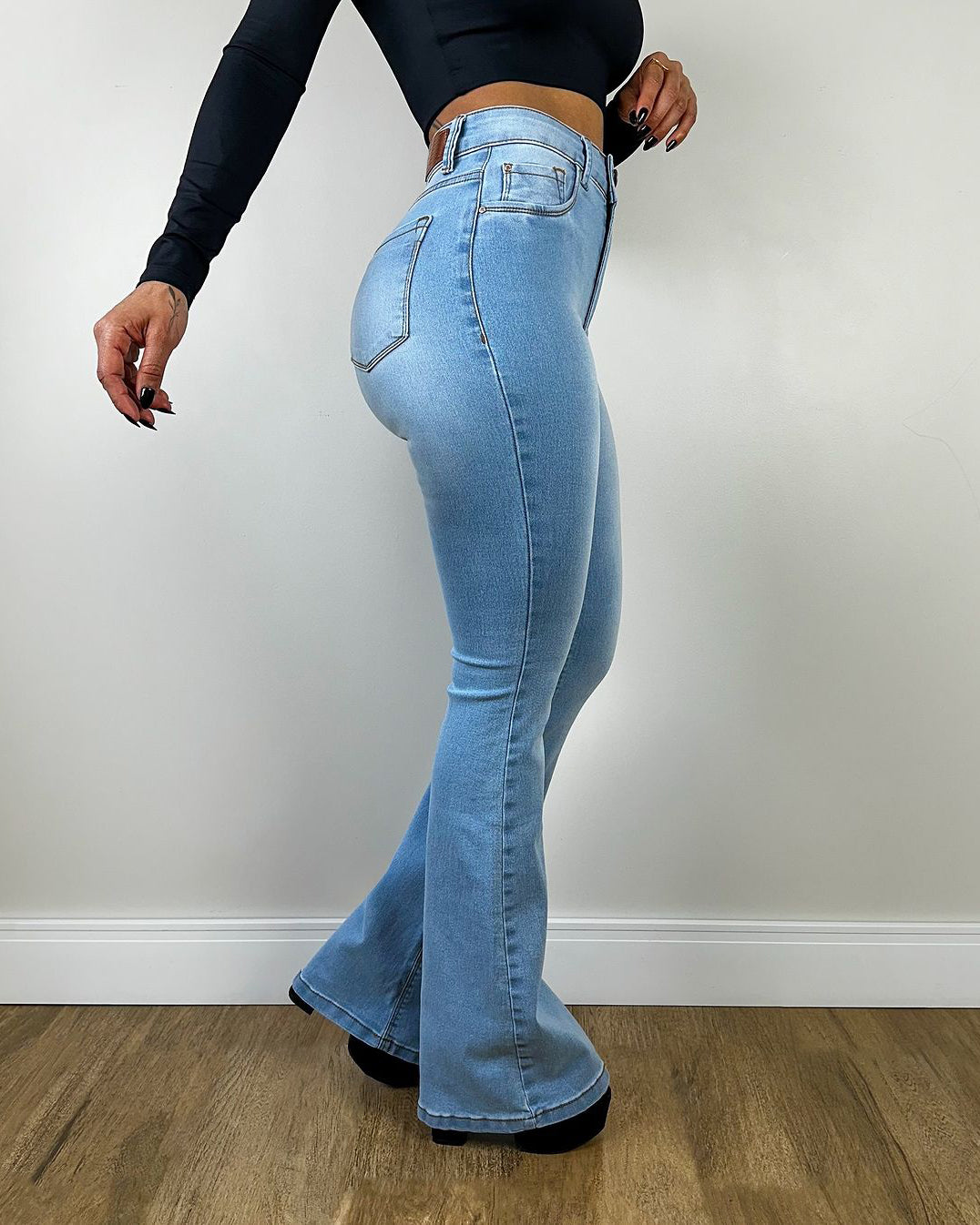 Schmal geschnittene gerade Jeans