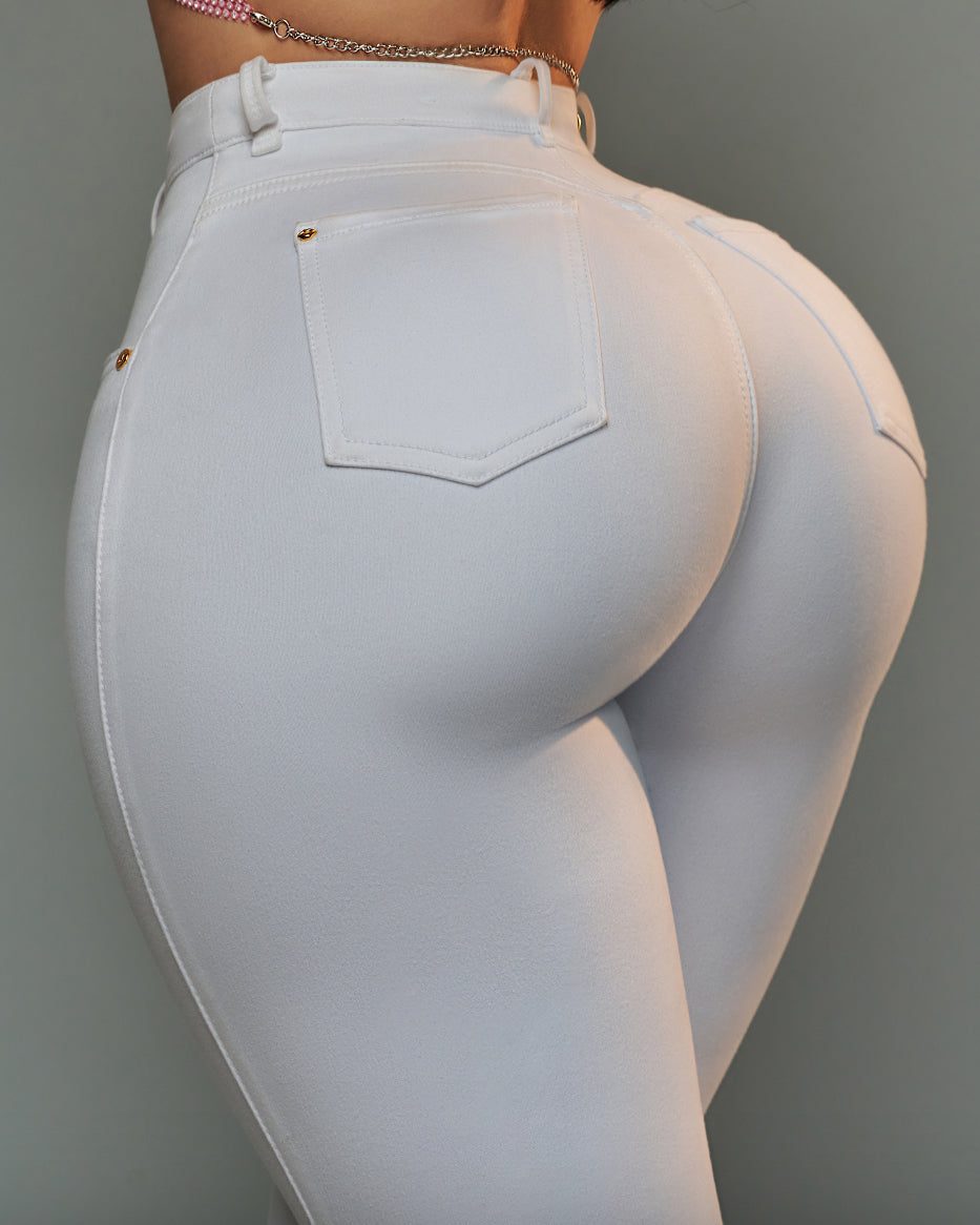 High-Waist Skinny Jeans