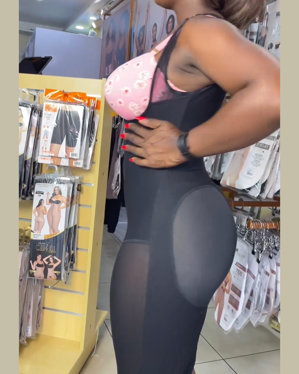 High Compression Bauchkontroll-Midibeincorsage