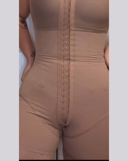 Ganzkörper-Faja mit hoher Kompression für Bauchkontrolle