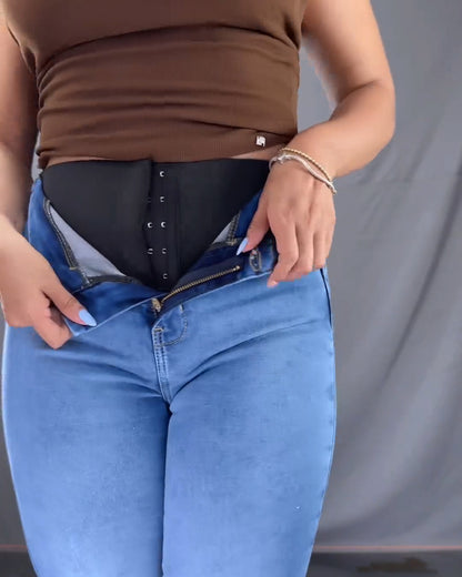 Hochtaillierte Skinny Jeans Faja