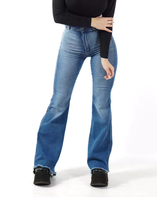 Leicht ausgestellte Vintage-Jeans