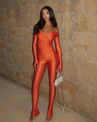 Schlanke V-Ausschnitt-Kollektion