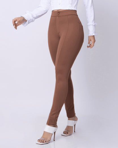 Skinny-Hose mit Po-Lifting-Taschen