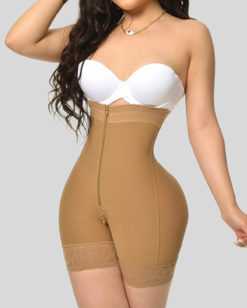 Fajas Colombianas mit offener Büste und Bauchkontrolle