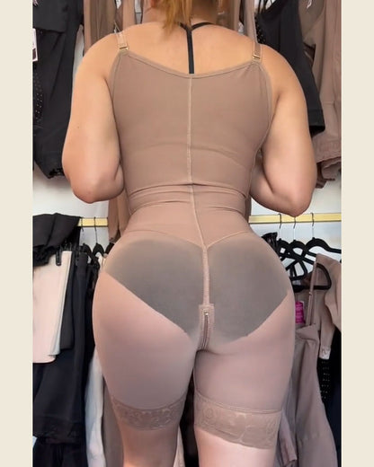 Fest komprimierende Zipper-Shapewear