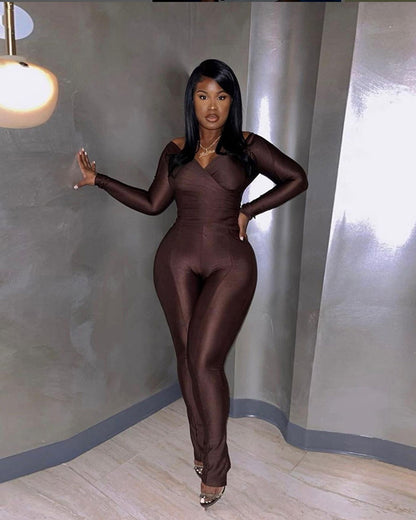 Schlanke V-Ausschnitt-Kollektion