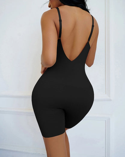 V-förmig rückenfreier Shapewear-Body