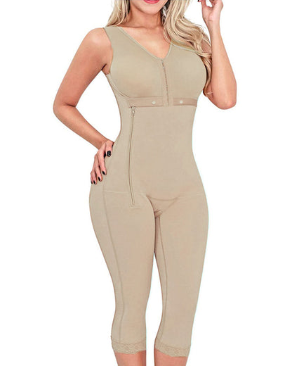 Seitlicher Reißverschluss für lange Shapewear