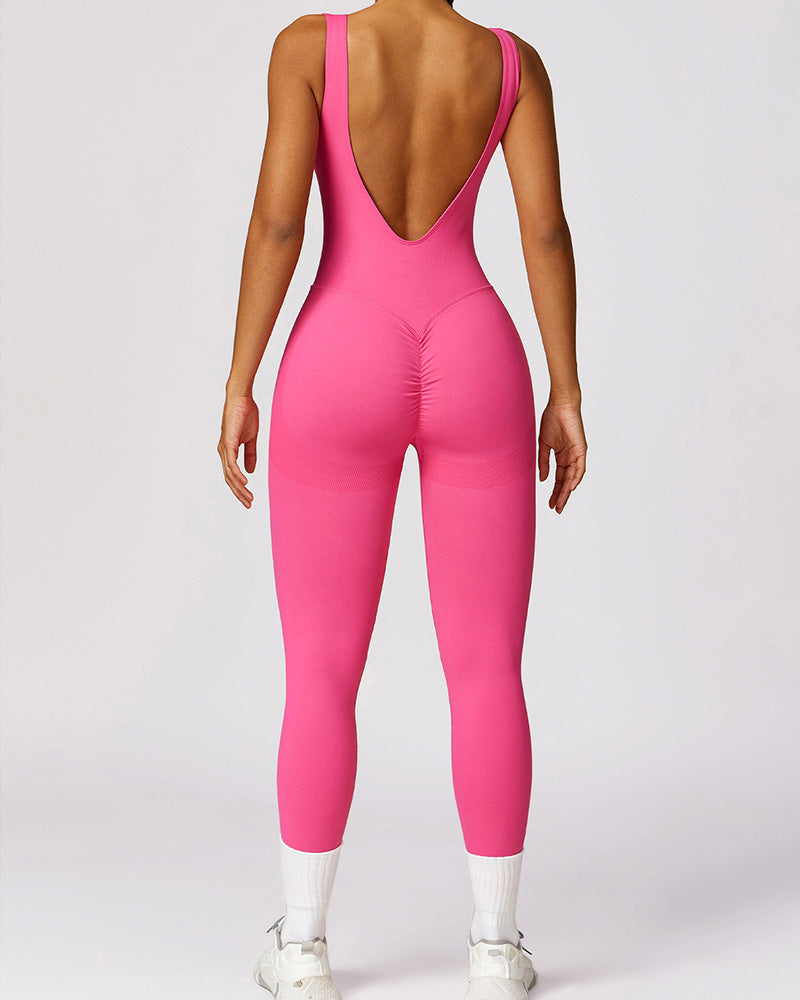 Rückenfreier Yoga-Overall