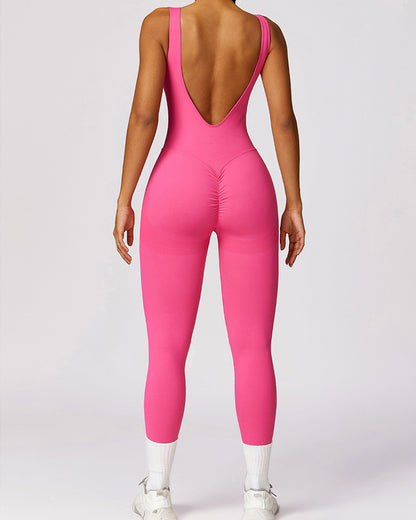 Rückenfreier Yoga-Overall