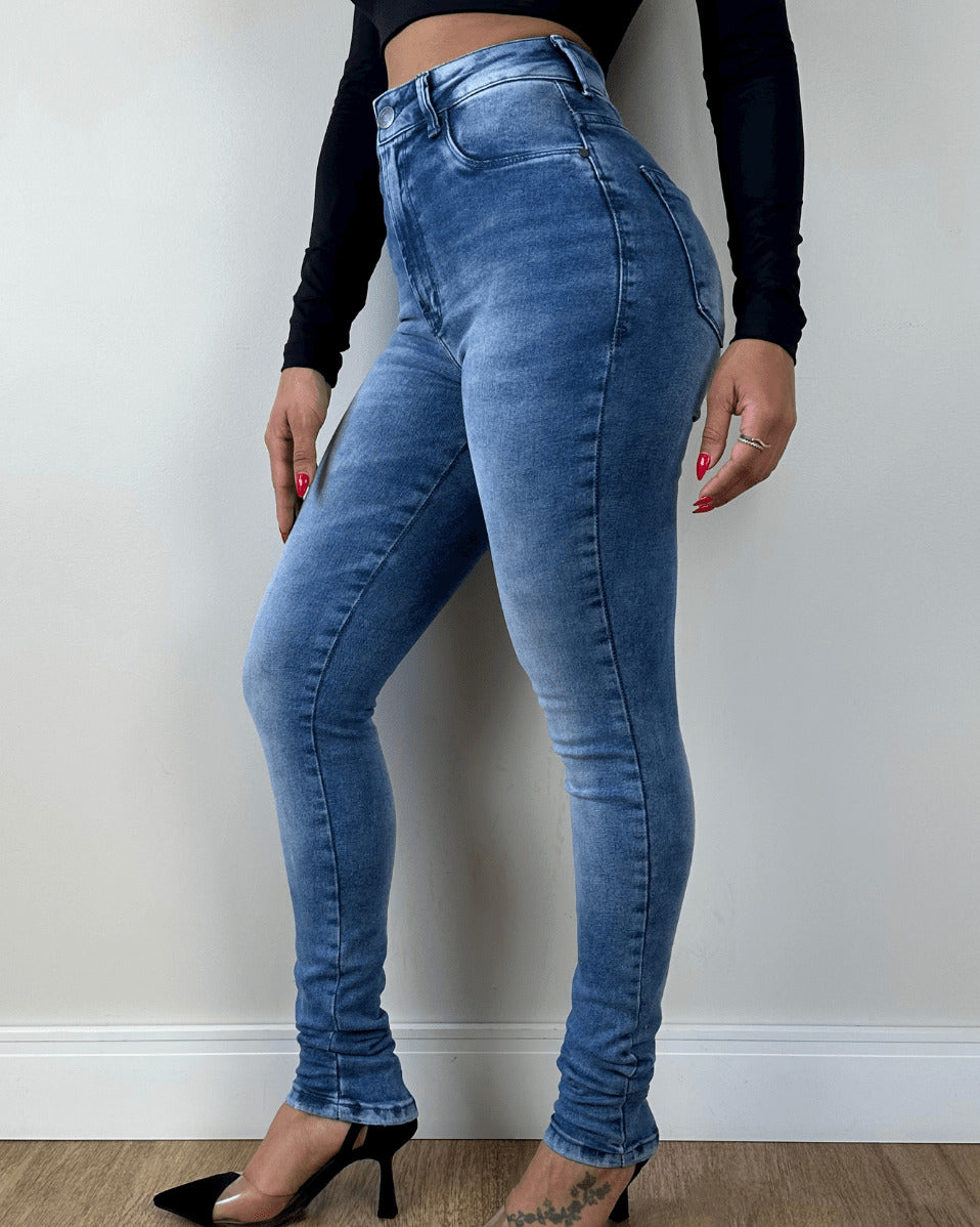 High-Rise Becky-Jeans