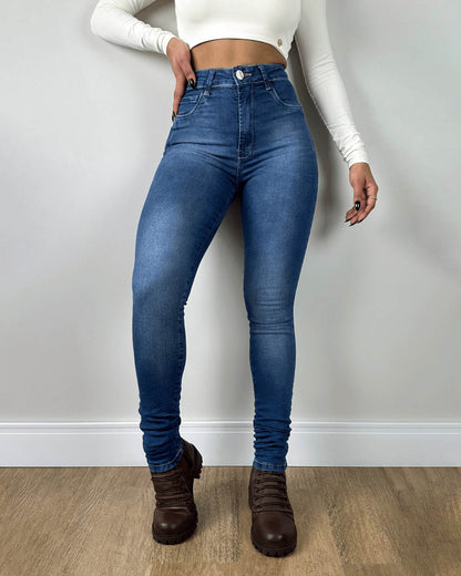 High-Waist Skinny-Jeans