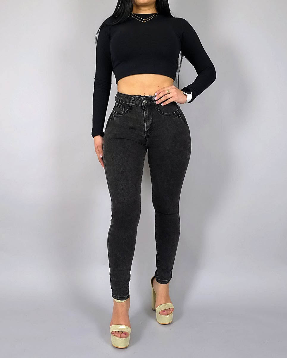 Hochbund Skinny Faja-Jeans