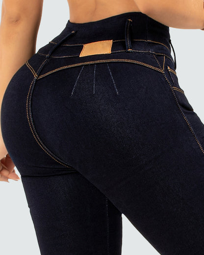 Faja-Jeans mit Figurformung und Bauchkontrolle