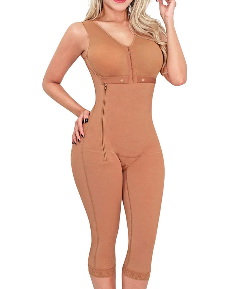 Seitlicher Reißverschluss für lange Shapewear