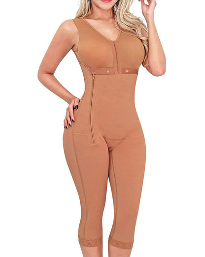 Seitlicher Reißverschluss für lange Shapewear