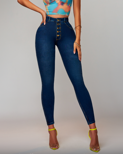 Push-Up-Jeans Glamour Glow