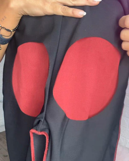 High-Waist Leggins mit Pfirsich-Po-Effekt