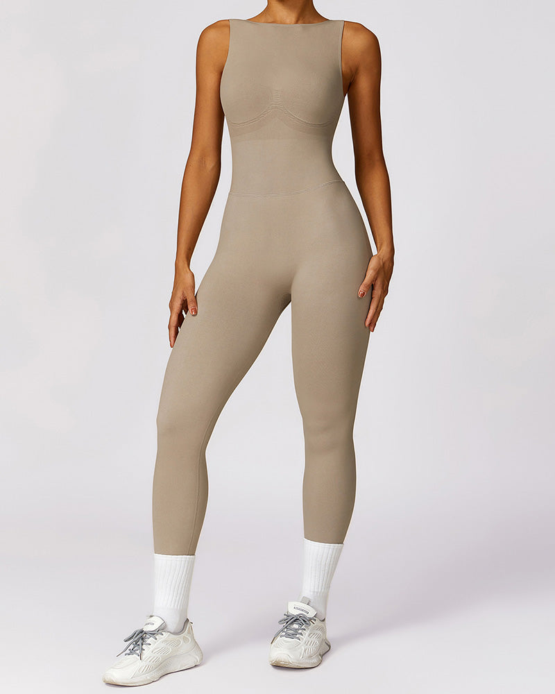 Rückenfreier Yoga-Overall
