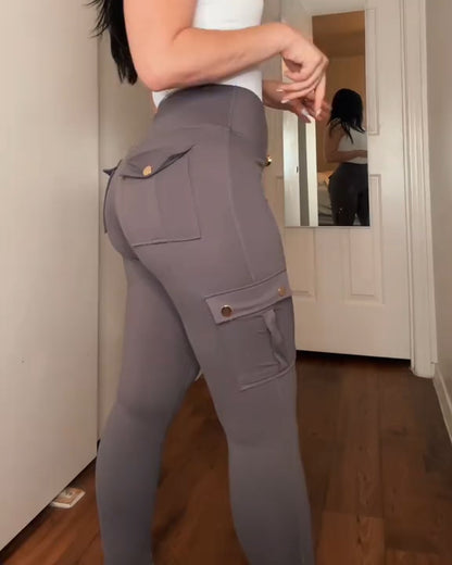 Taschen Design Po-Anhebende Aktive Hosen