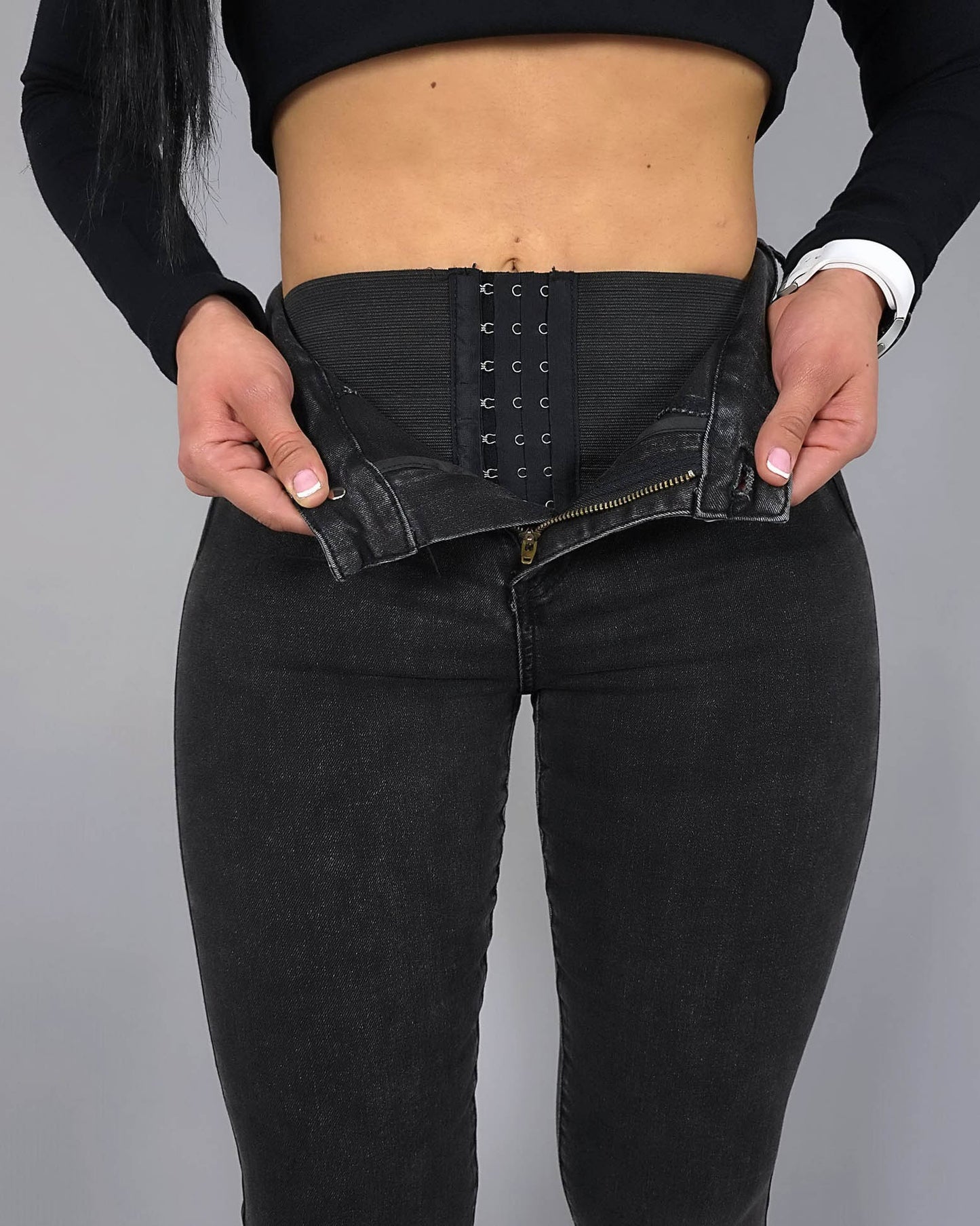 Hochbund Skinny Faja-Jeans