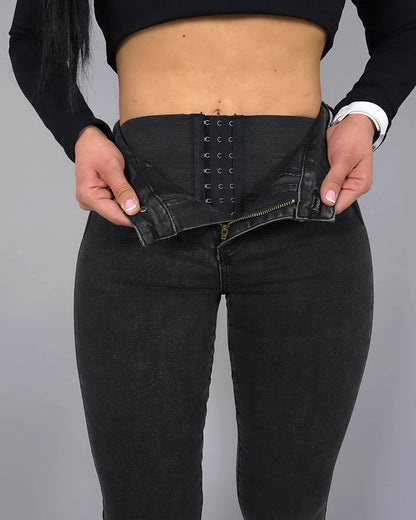 Hochbund Skinny Faja-Jeans