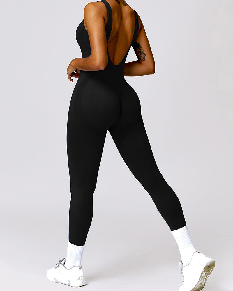 Rückenfreier Yoga-Overall