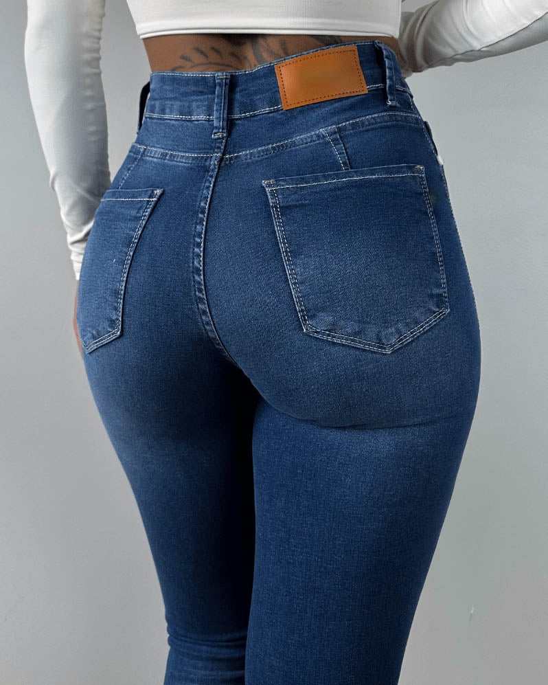 High-Waist Skinny-Jeans