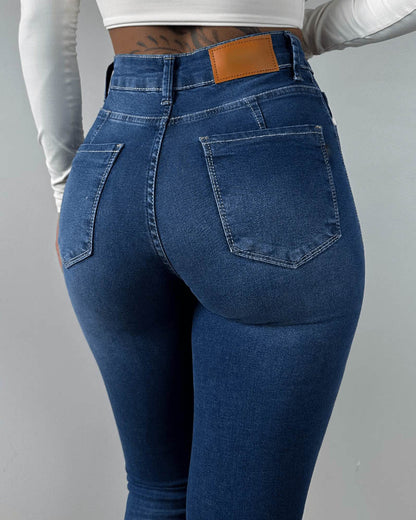 High-Waist Skinny-Jeans