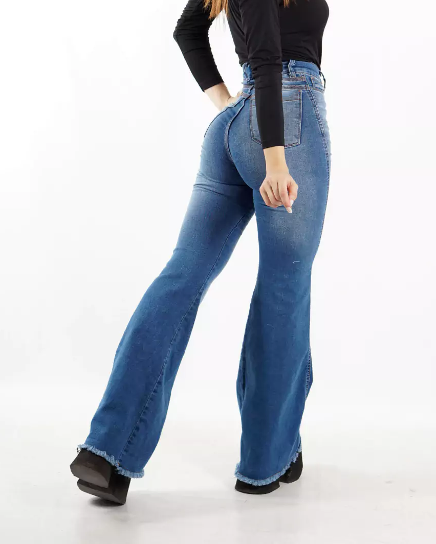 Leicht ausgestellte Vintage-Jeans
