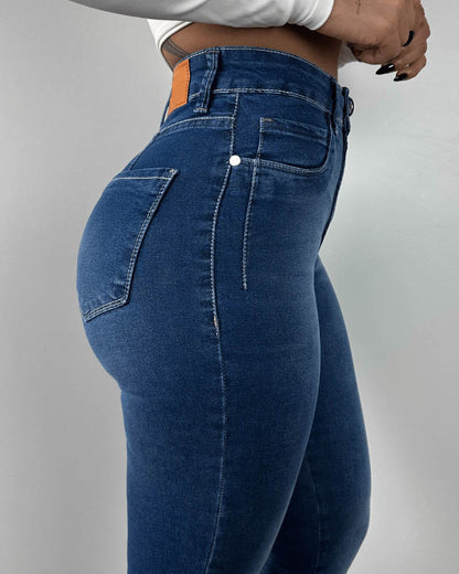 High-Waist Skinny-Jeans