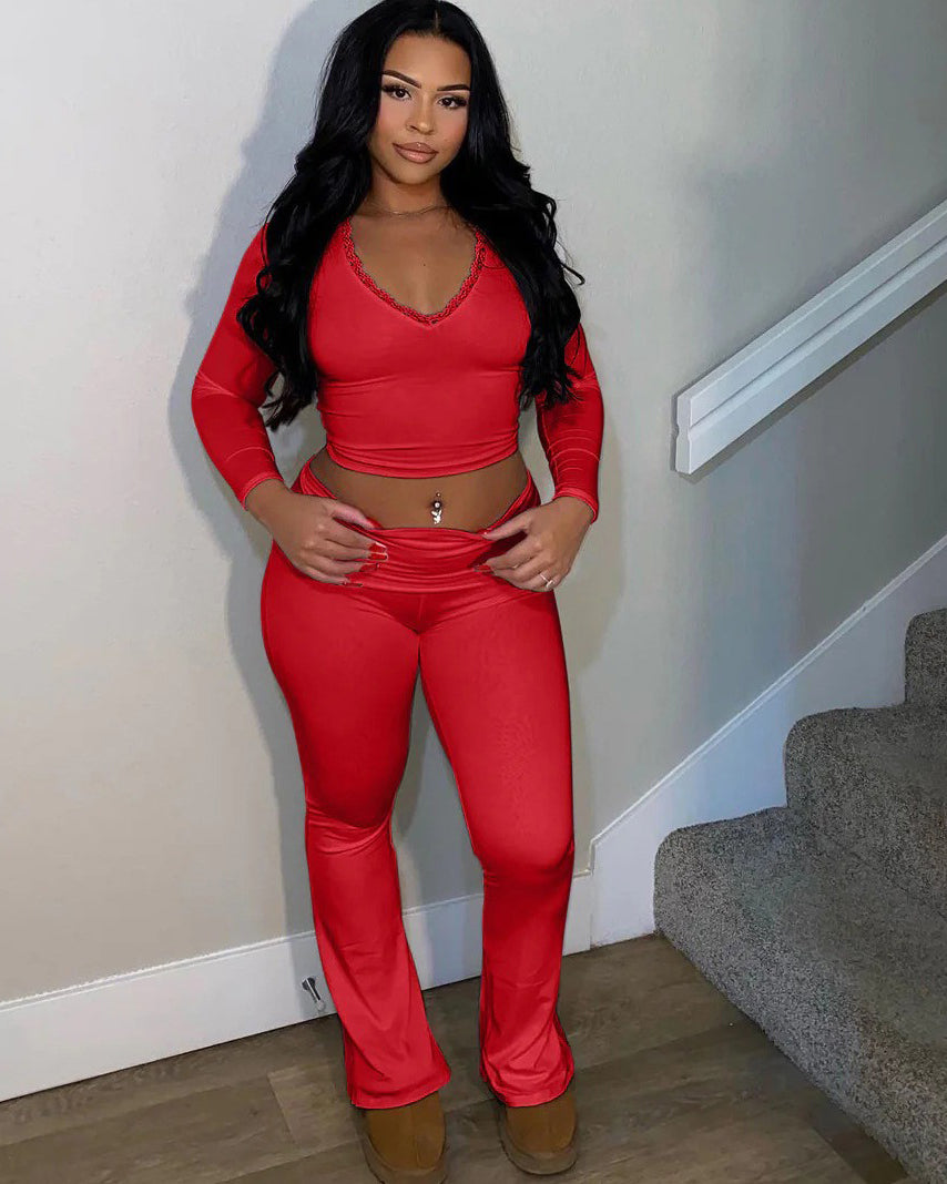 Zuhausebleibendes Baddie-Set