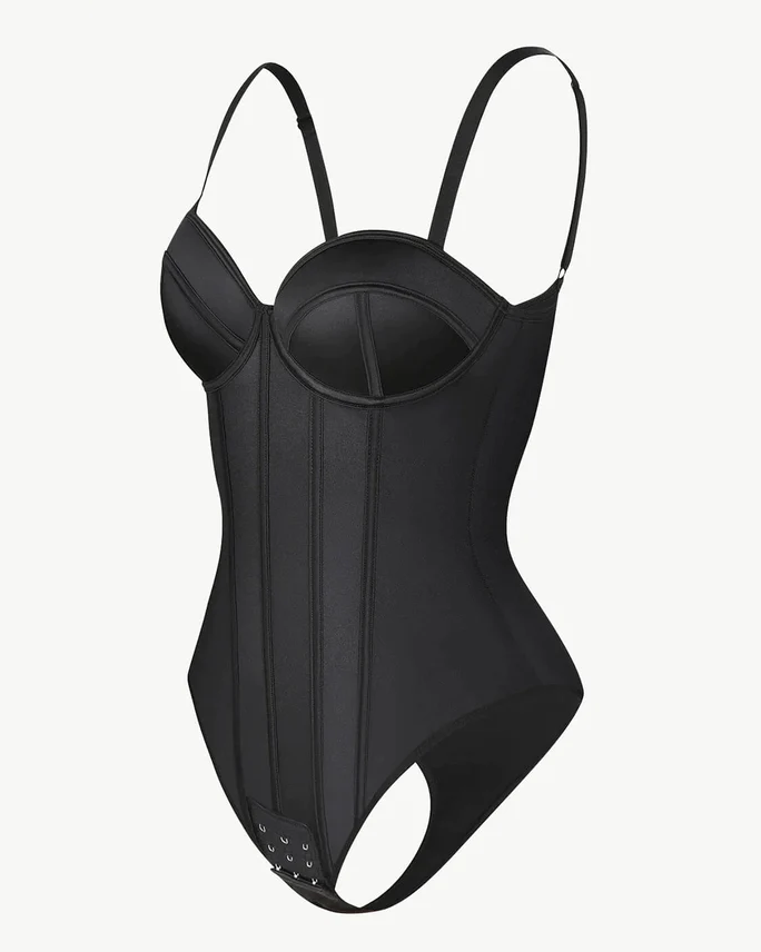 Gepolstertes trägerloses Body Shapewear ohne BH